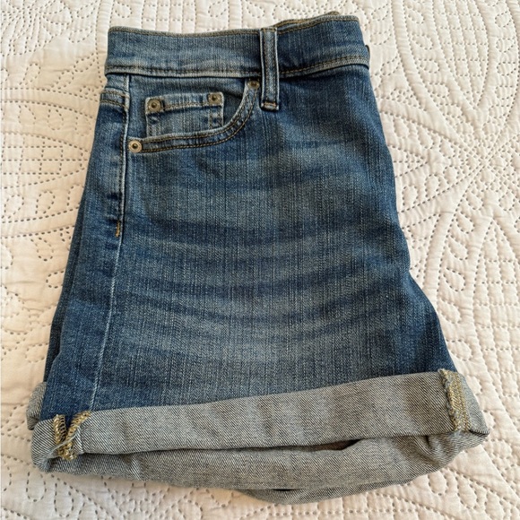 Banana Republic Blue Jean Shorts with Cuffed Hems - Picture 5 of 5